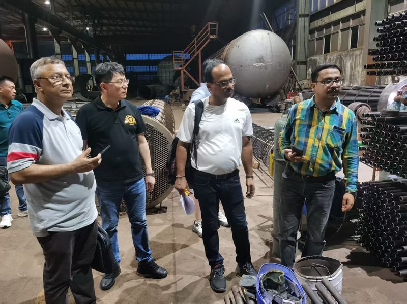 2025年8月20日，印度合作廠家到我司參觀